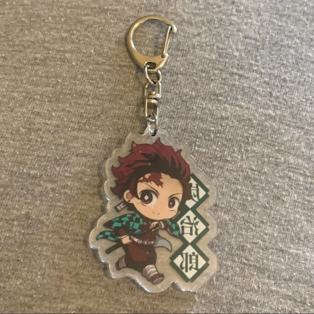 Demon Slayer Anime Tanjiro Kamado Charm Keychain